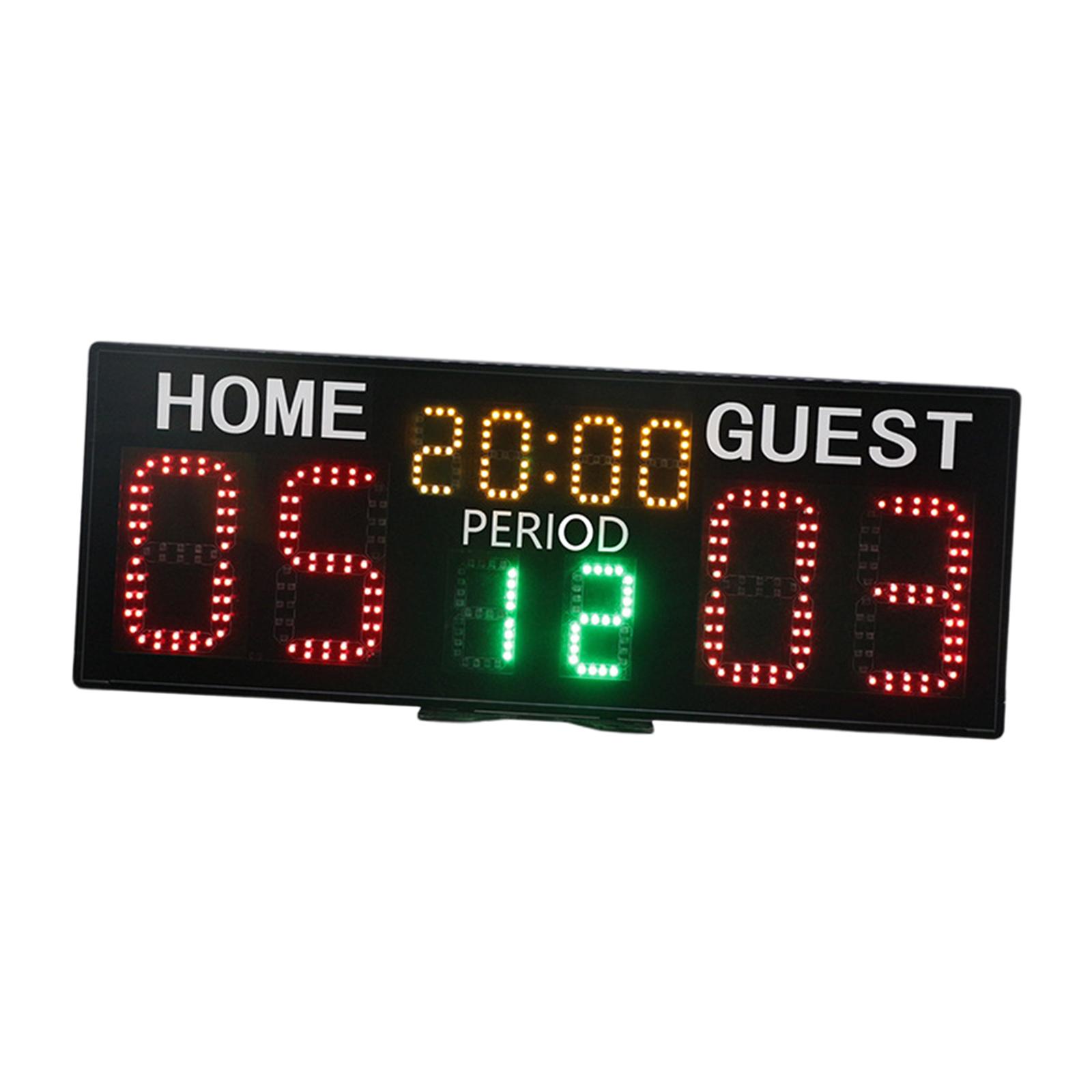 Electronic Scoreboard Home Guest Professional Digital Score Board Tennis Score Keeper for Soccer Table Tennis Volleyball Games