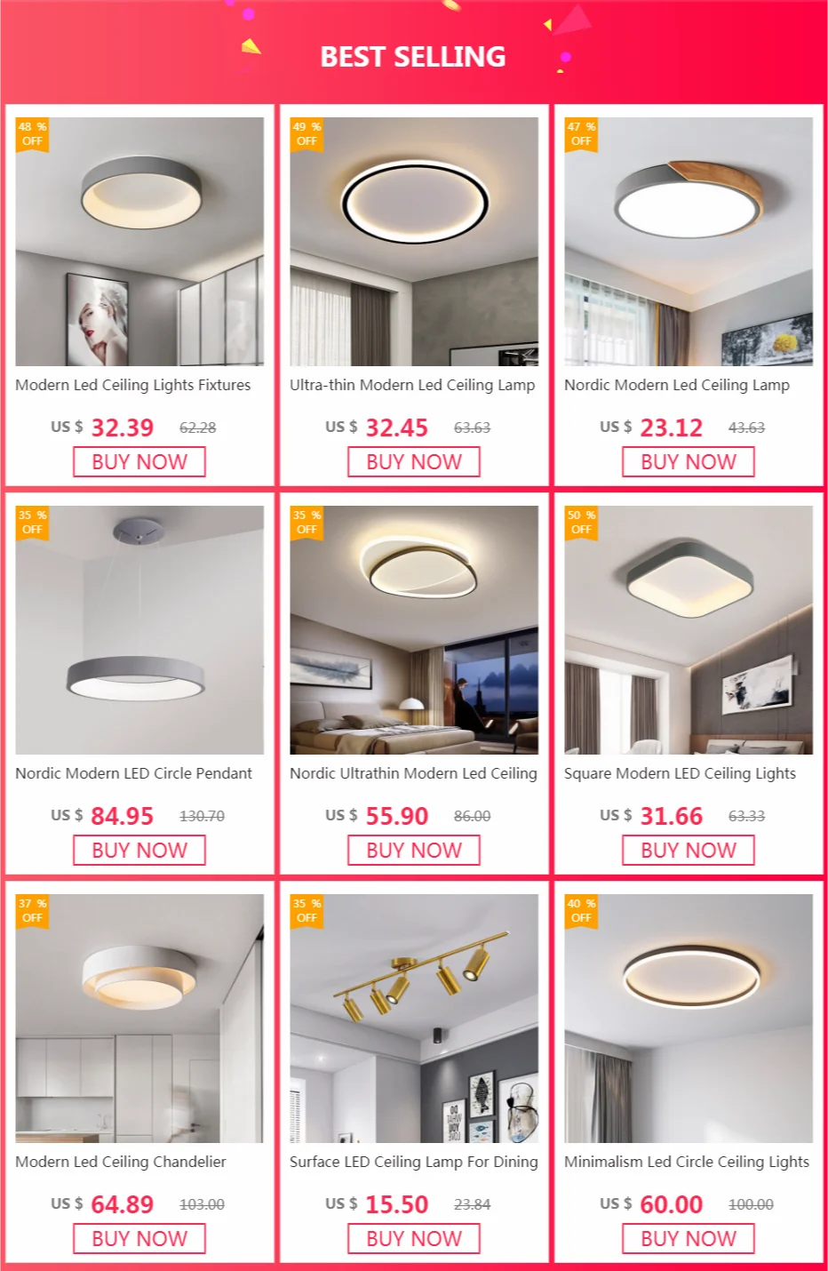 Surface LED Ceiling Lamp For Dining Room Decor Background Spotlight Stairs Aisle Bedside Lights Angle Adjustment Lampshade ceiling lights for hall