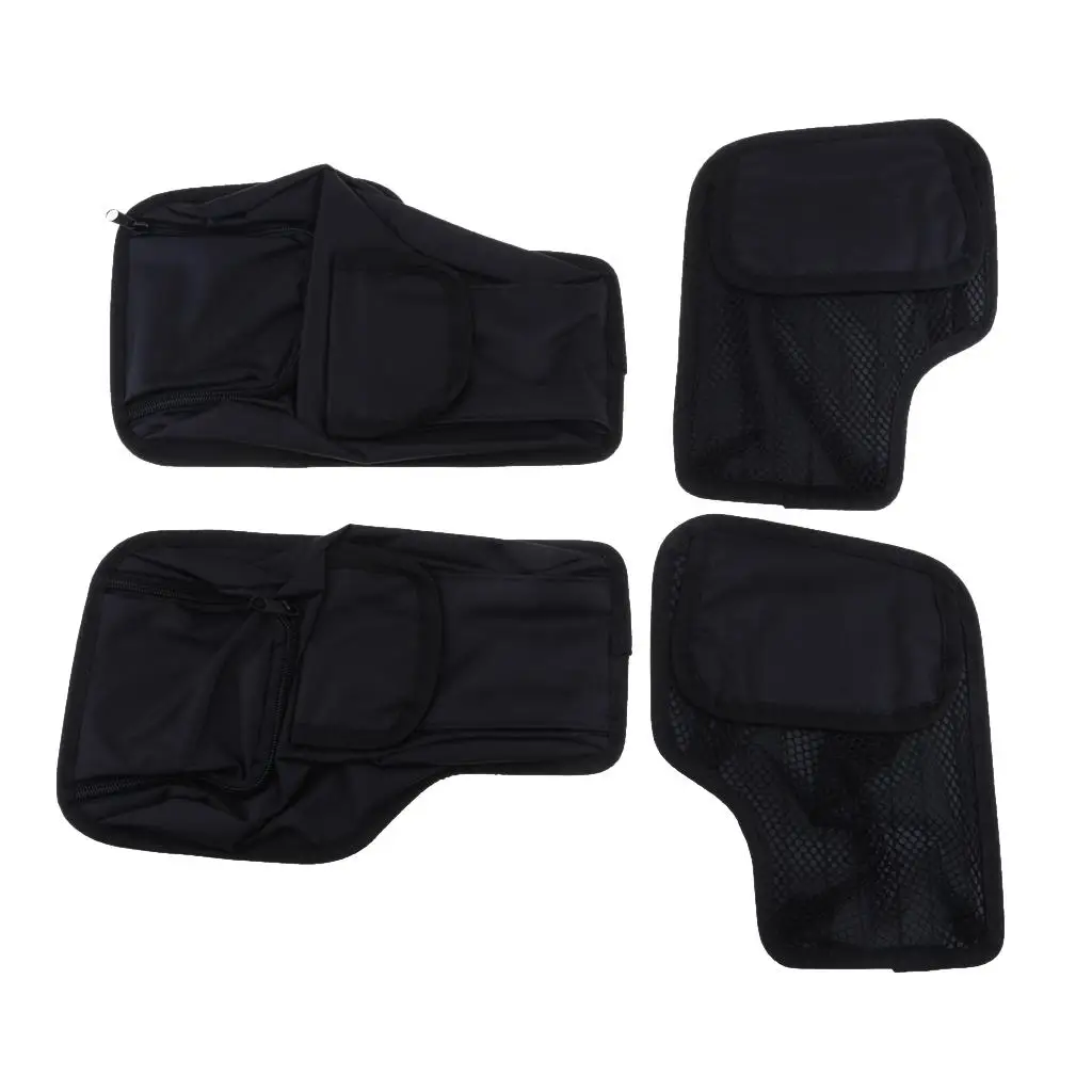 Black Motorcycle Saddlebags Luggage Saddle Bags Set for  Touring 1996-2013