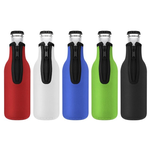 High Quality Portable Beer Glass Single Neoprene Bottle Sleeve Cooler for Water  Bottle Tote Cup Set - China Neoprene Wine Bag and Bottle Cooler price