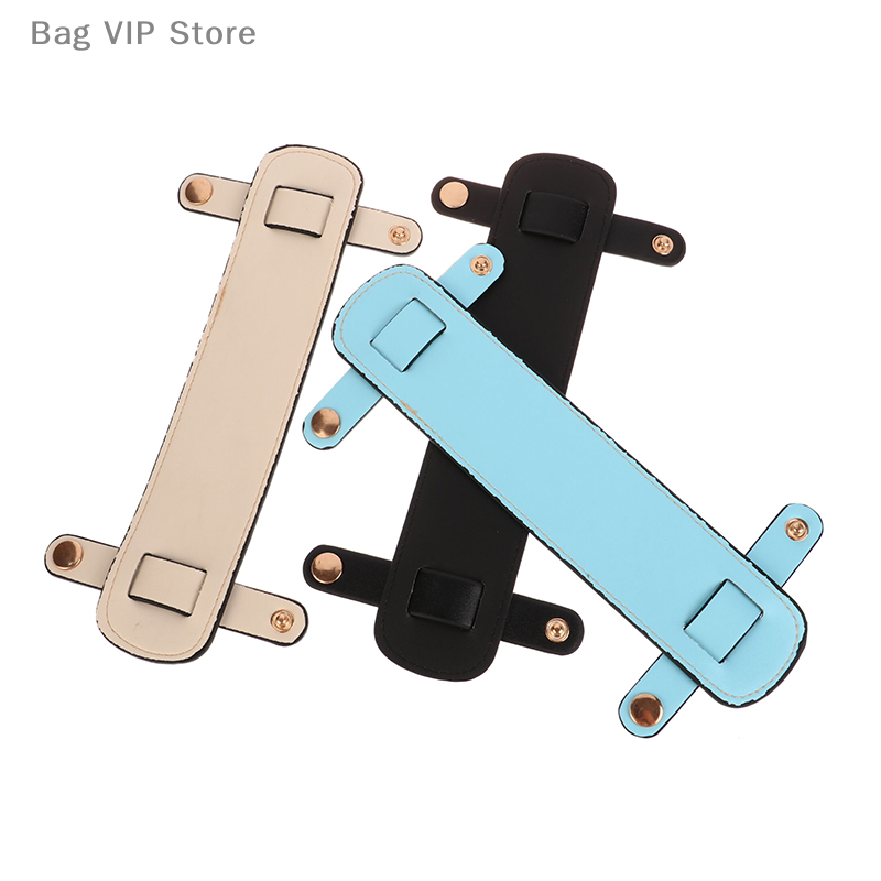 New 1pc PU Bag Strap Decompression Shoulder Pads Handle Fixing Clip Bag Accessories Wide Bag Strap Shoulder Rest