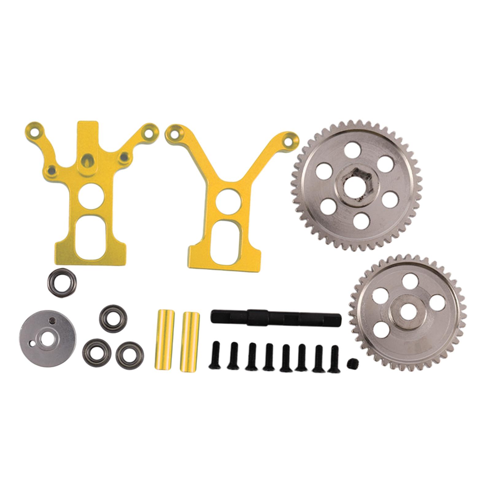 Precision Metal 02076 Gear Reducer Assembly Kit Fit for HSP 94102 94122 1:10 Scale RC Nitro/Electric On-Road Racing Car Parts