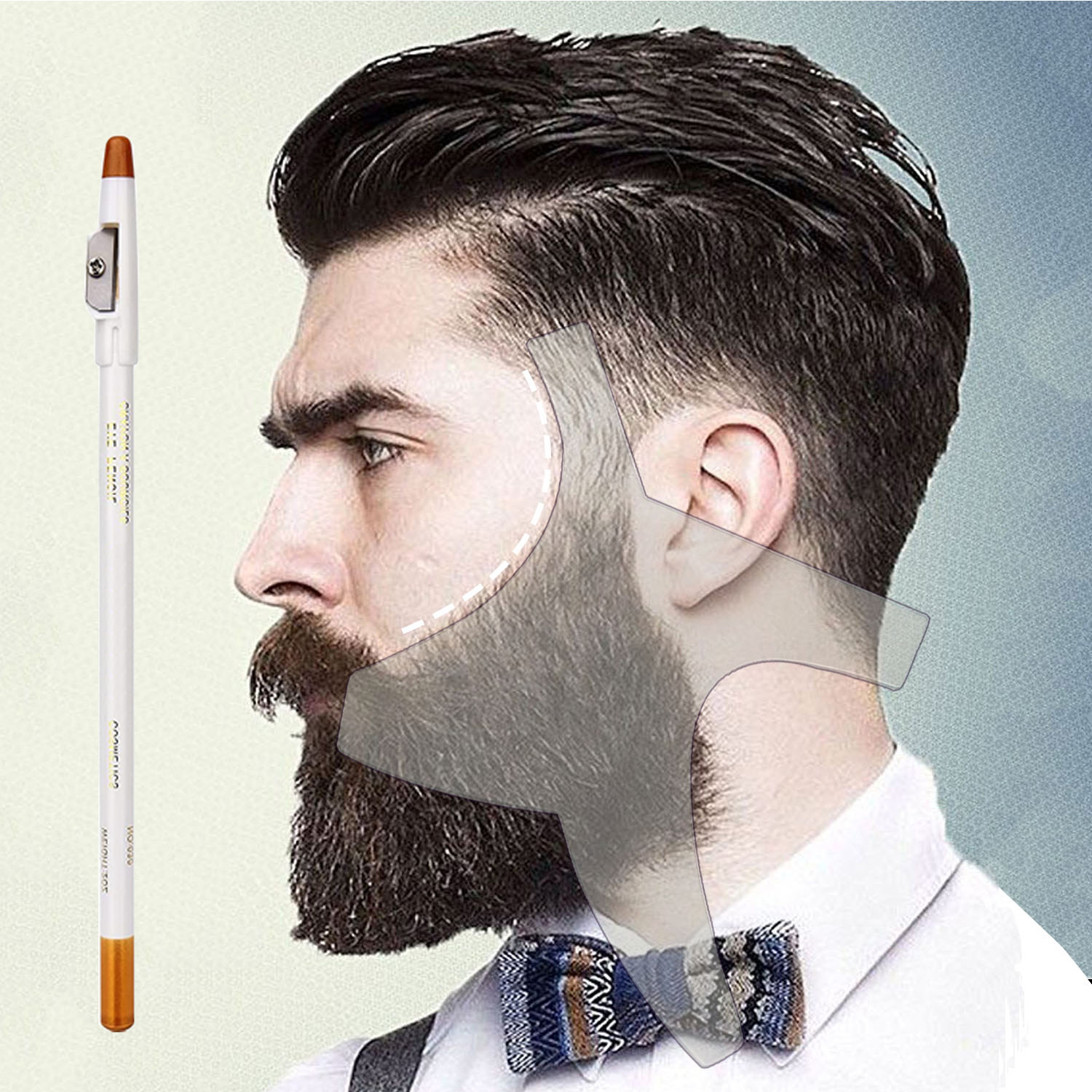 Best of Beard Lineup Guide Template Kit, Beard Shaper & Beard Shaping Tool For Beard Styling And Edging Beard Comb & Barber Pencil Liner Reviews & Tips