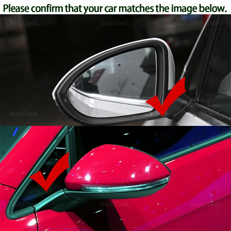 Espejo retrovisor de cristal calefactado para Volkswagen Golf 7