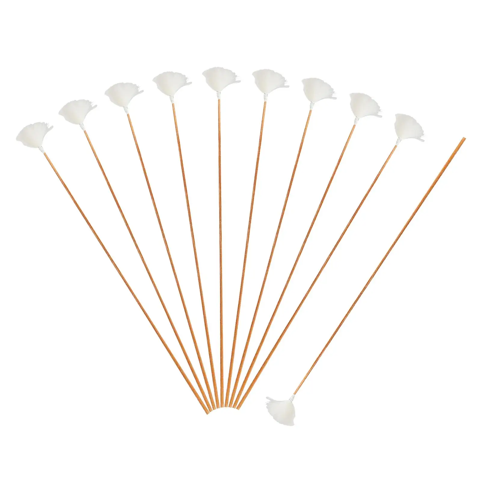 10Pcs Professional Goose Feather Earpicks for Adults Children/ Soft Ear Pick Earwax Remover Ear Cleaning Tool Ear Dig Tools /