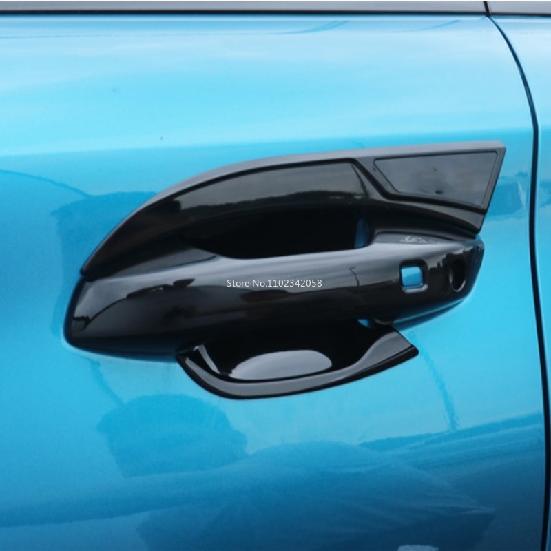 For BYD YUAN PLUS ATTO 3 2022 2023 ABS black Rearview Mirror Cover front rear foglamp door handle bowl Exterior accessories