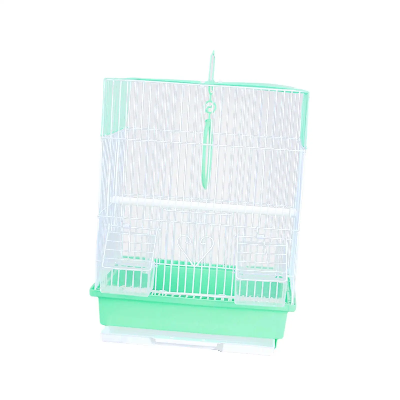 Bird Cage with Standing Pole Hanging Hook Birdcage Nest for Parrot Cockatiel