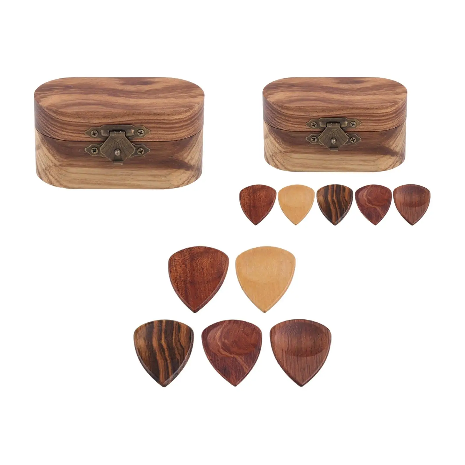 Sturdy Guitar Pick Storage Box Handmade Guitar cartridges Holder for Bass Collectible