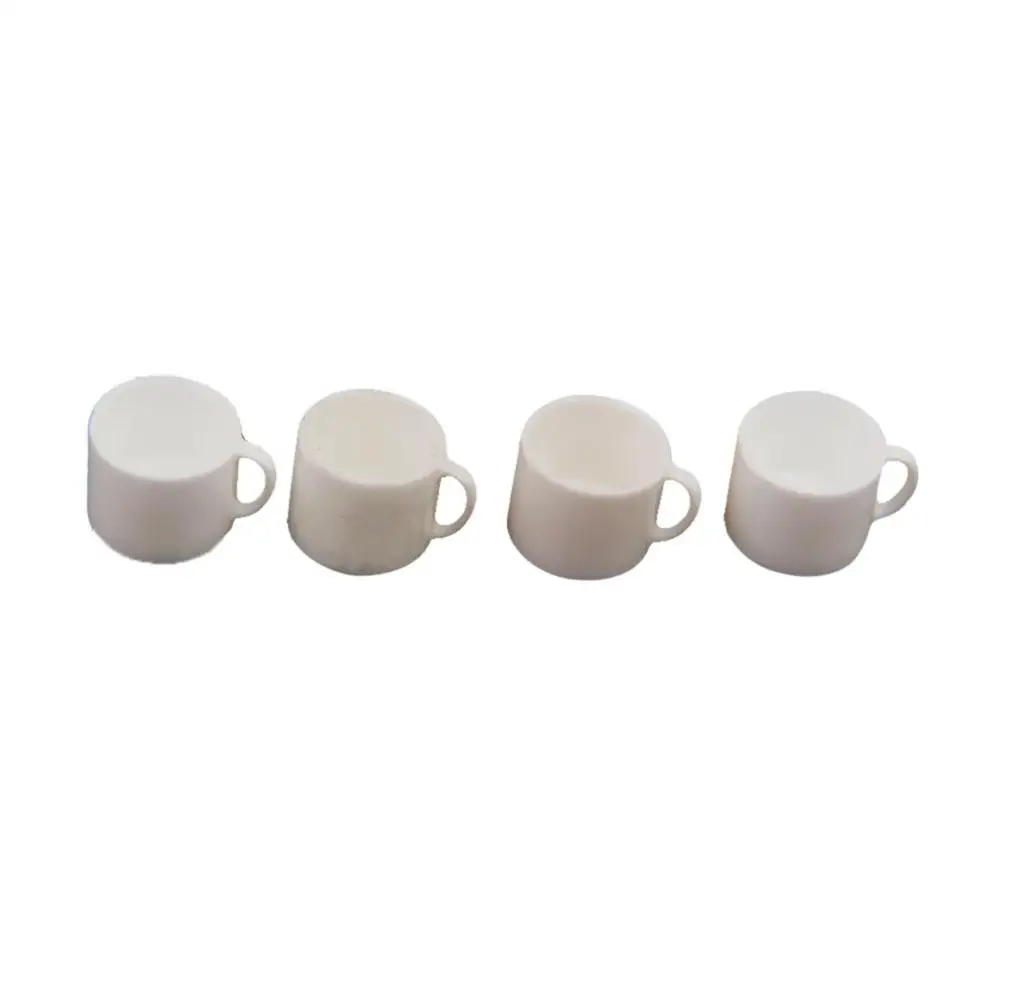 4 / Piece White Coffee Cup -1 / 12 Scale Dollhouse Miniature Tableware,