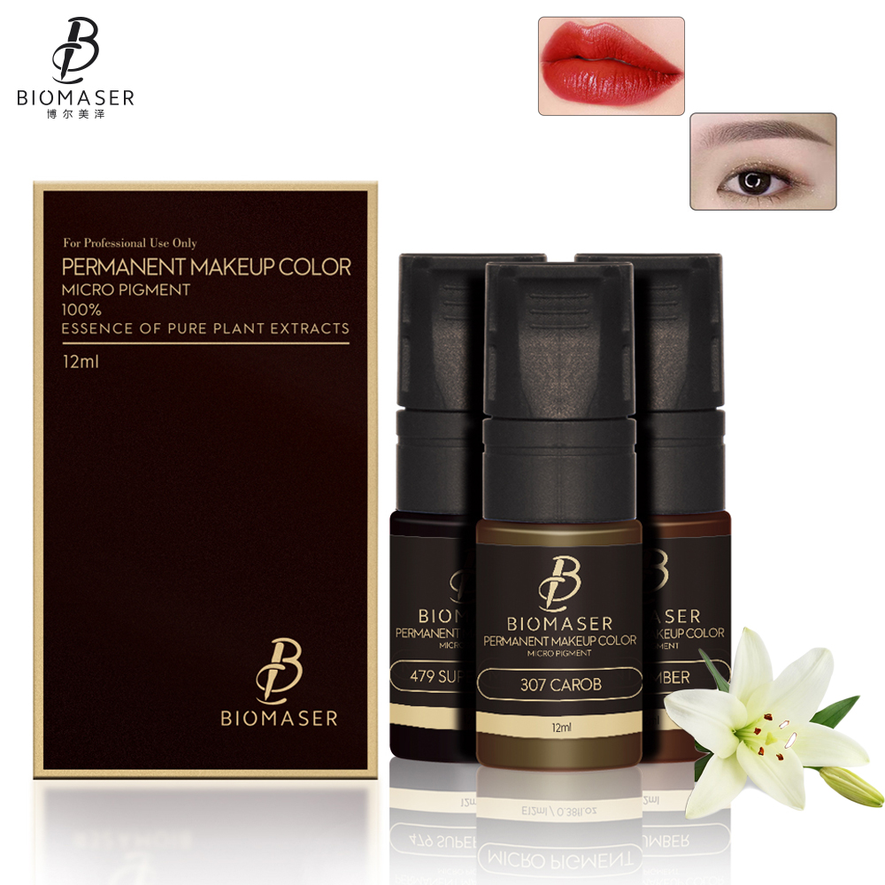 Best of Biomaser Professional Permanent Makeup Pigment Tattoo Ink Microblading Pigment LastingLong Eyebrow / eyeliner / lip Pigmento Reviews & Tips