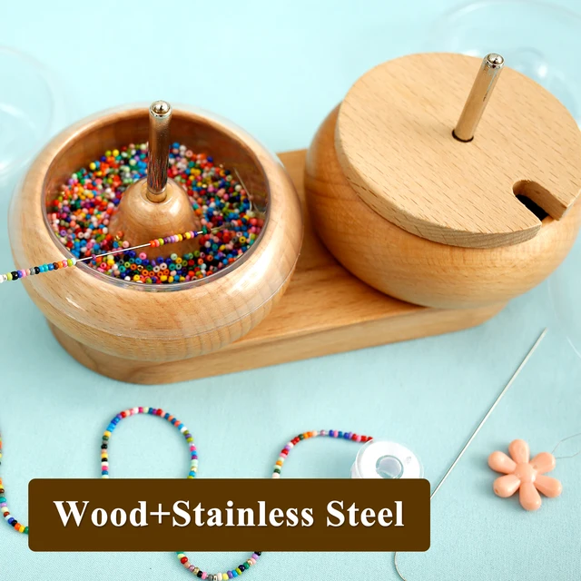Bead Spinner Double Bowl Waist Beads Kit With Bead Spinner Waist Bead  Spinner And Beads Kit With 4 Bowls 2 Needles And 1000Pcs - AliExpress