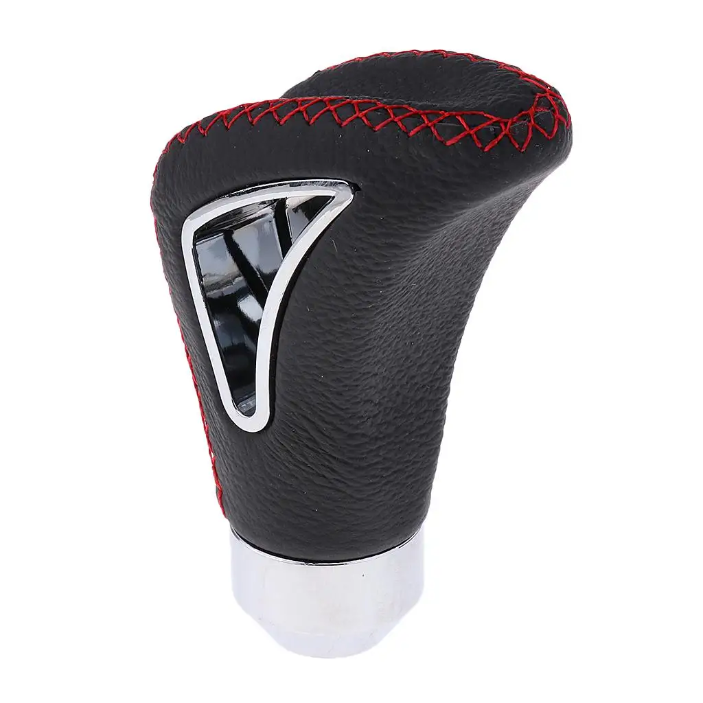 Replacement Car Leather Knob Manual Gear Stick Knob Black Color