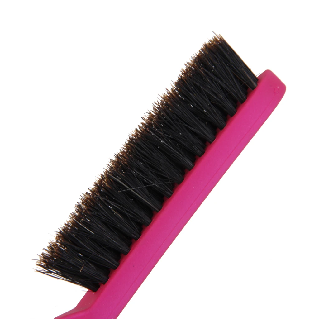 Pro Hairdressing Teasing Back Combing Hair Brush Styling Comb Rose Red
