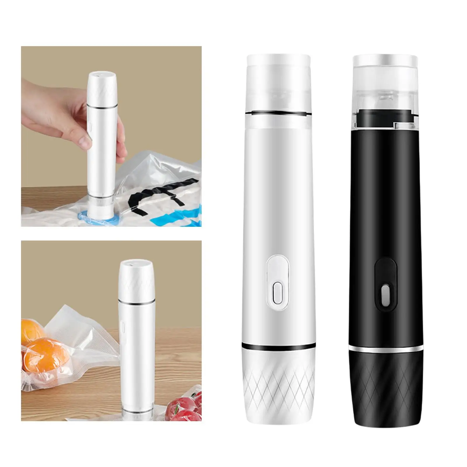 Handheld Vacuum Sealer Household Electric Kitchen Tool Portable Rechargeable for Easy Storage