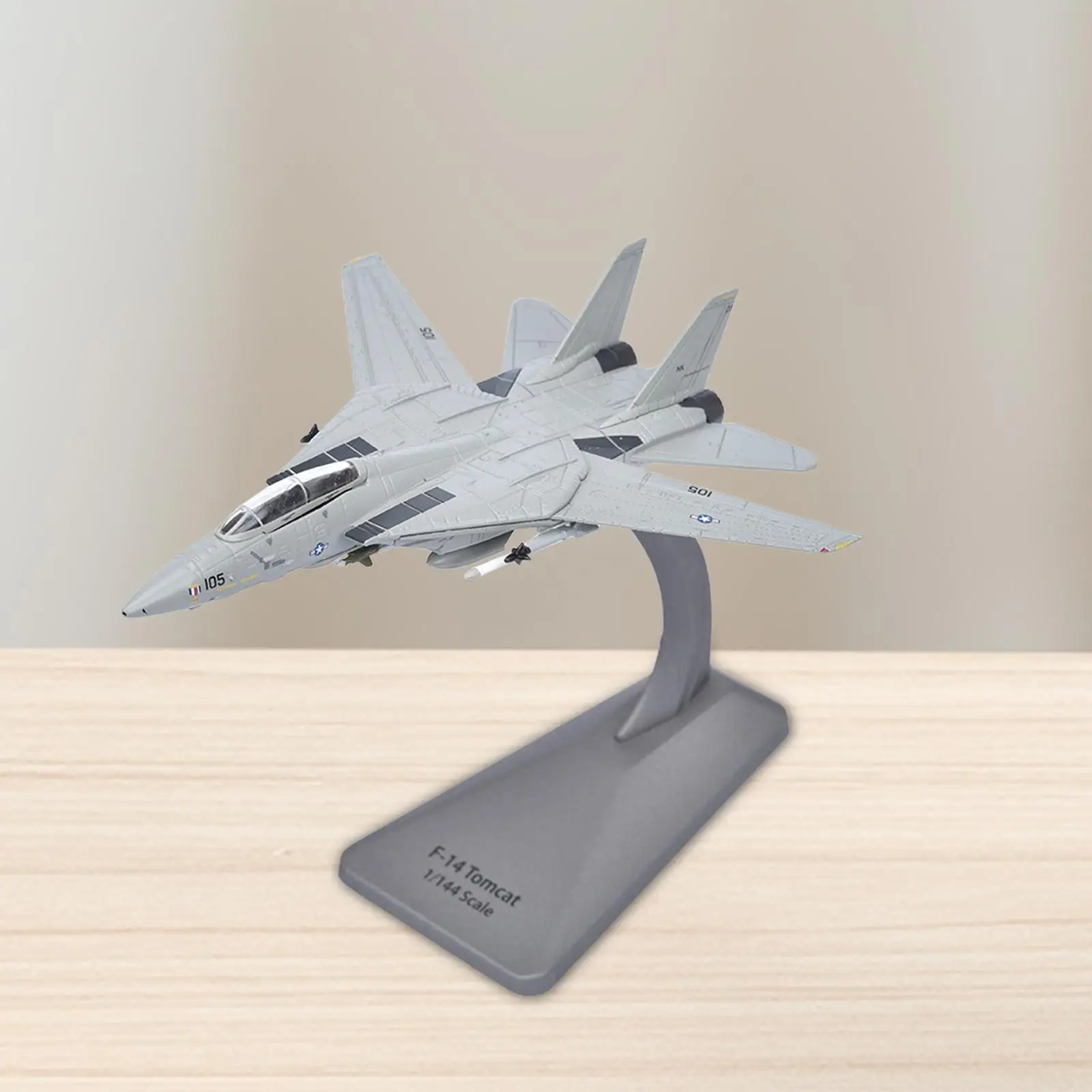 1/144 Miniature F14 American Plane Model Simulation Aircraft Model Airplane Model Aircraft for Home Shelf Holiday Gifts