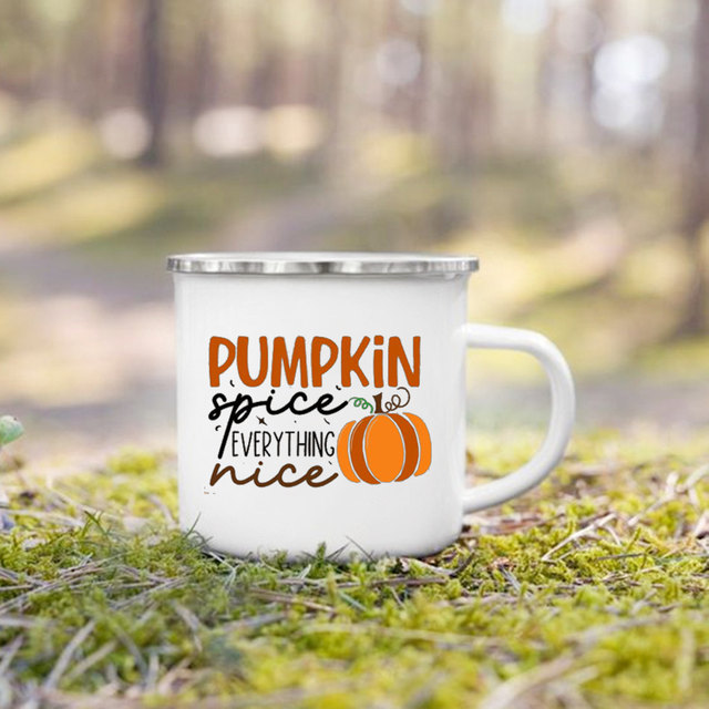 Pumpkin Spice Everything Cute Travel Coffee Mug Tumbler