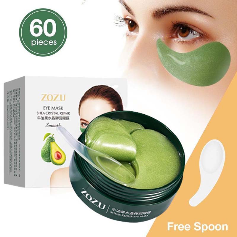 Best of 60 Pcs Avocado Collagen Mask Natural Moisturizing Gel Eye Patches Remove Dark Circles Anti Age Bag Eye Wrinkle Korea Skin Care Reviews & Tips