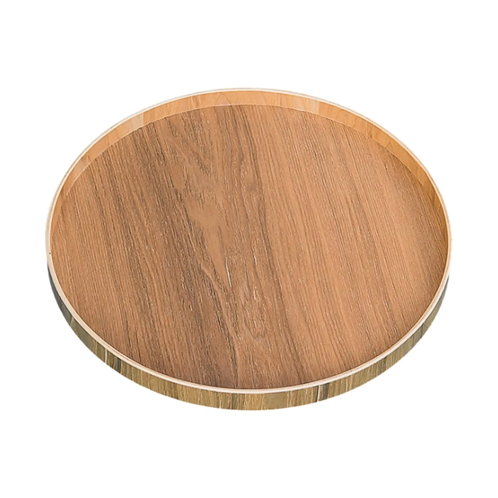 Wooden Serving Plate Breakfast Tray Dessert Tray Party Serving Platter for Kitchen Dining Table Home Bathroom Table Centerpiece