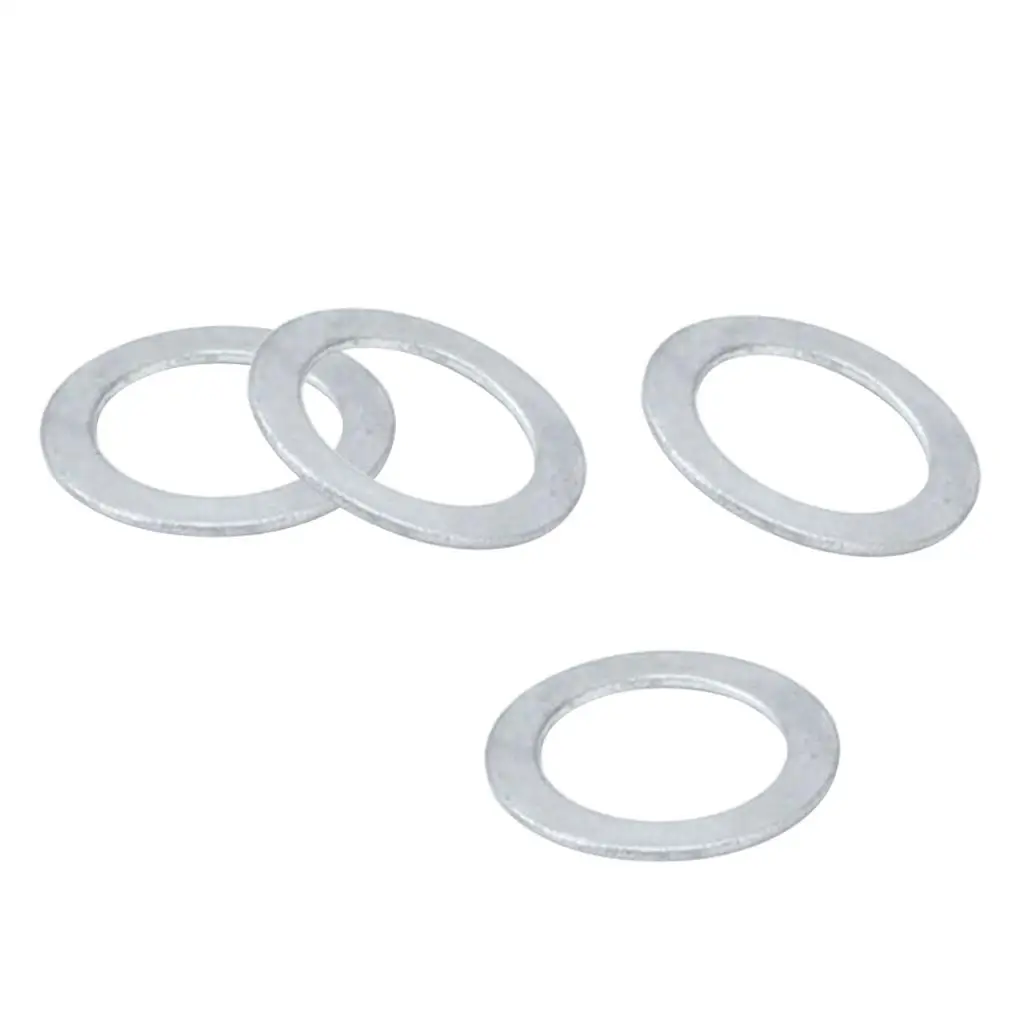 4 Pieces Stainless Flat Washer  Bike Cycling Spacer Flat Washer