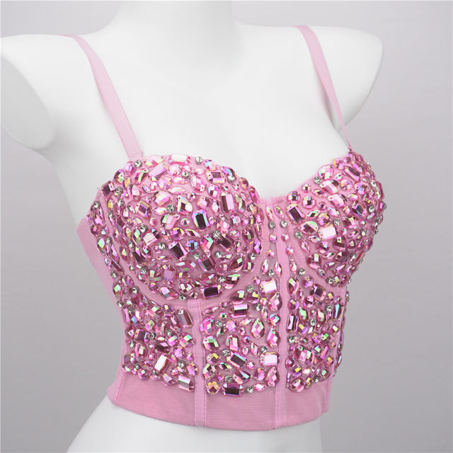blinged out corset tops