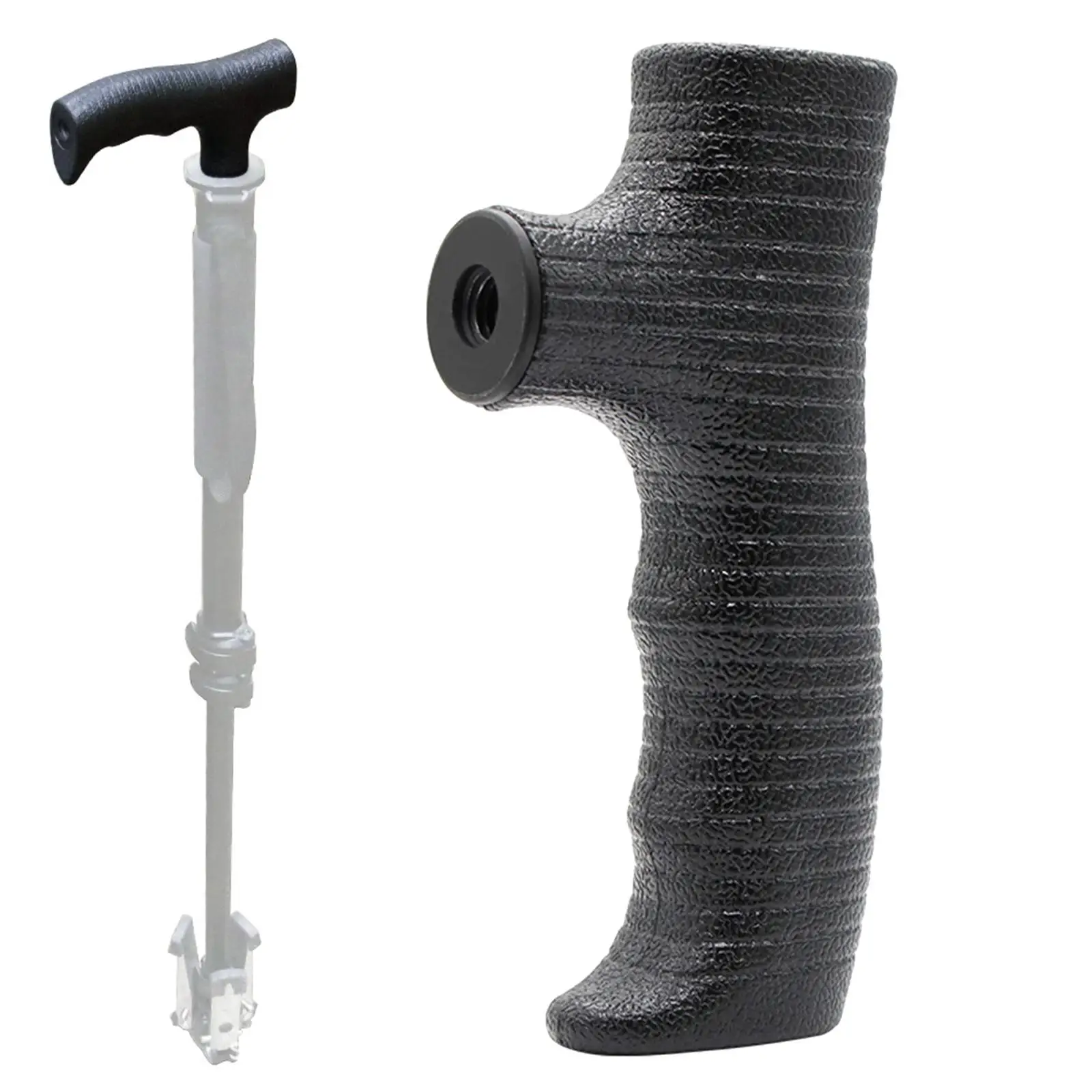 Outdoor Walking Sticks Cane Hand Grip Trekking Pole Handle Repair Replace Spare Attachment for Climbing Mountaineering Crutch