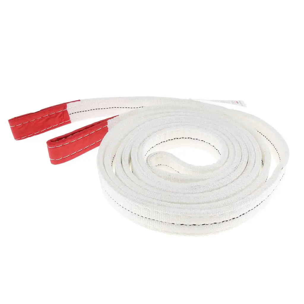 Double PLY Cover Endless Round Polyster Lifting s Tow Strap 5 meter