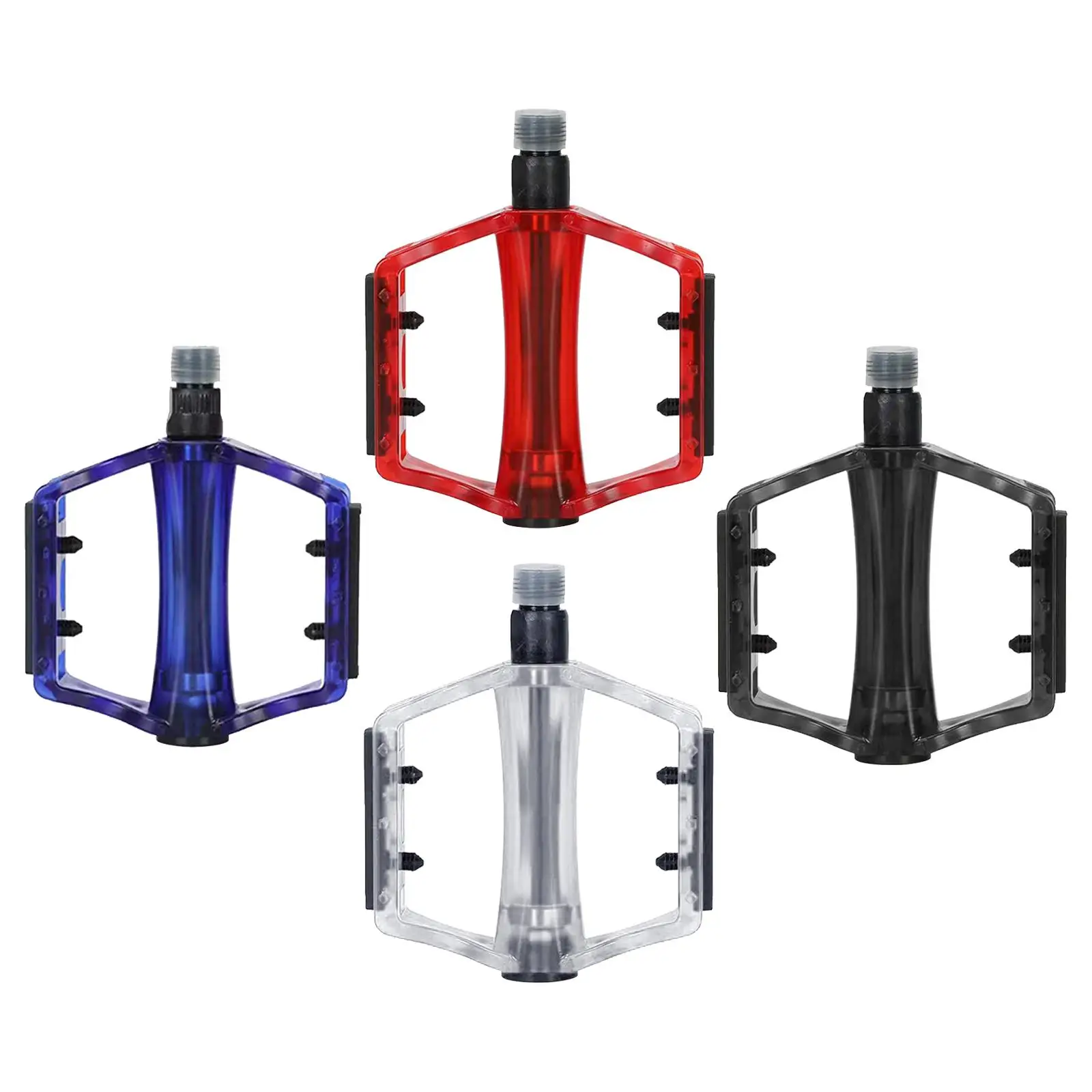 2x Bike Pedals Bicycle Pedals Durable Lightweight Cycling Pedals Parts for Folding Bike Adult Bikes Mountain Bike Replacement