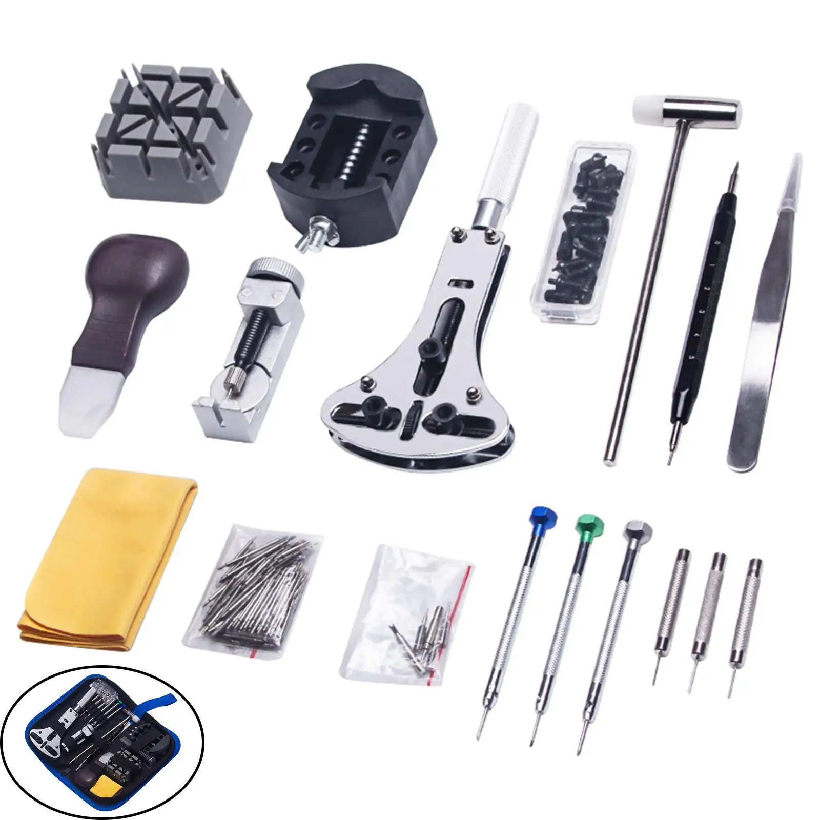 Watch Repair Kit Professional with Carrying   Removal Tool,  Tool Set for Removal Replacement