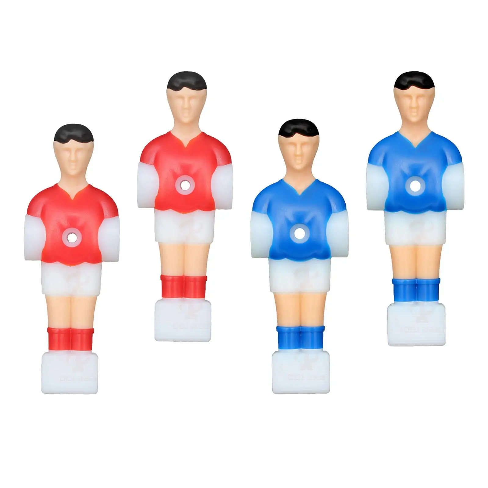 4Pcs Foosball Men Table Foosball Player Replacement Parts Table Football Men Mini Doll Table Football Machine Accessory Parts