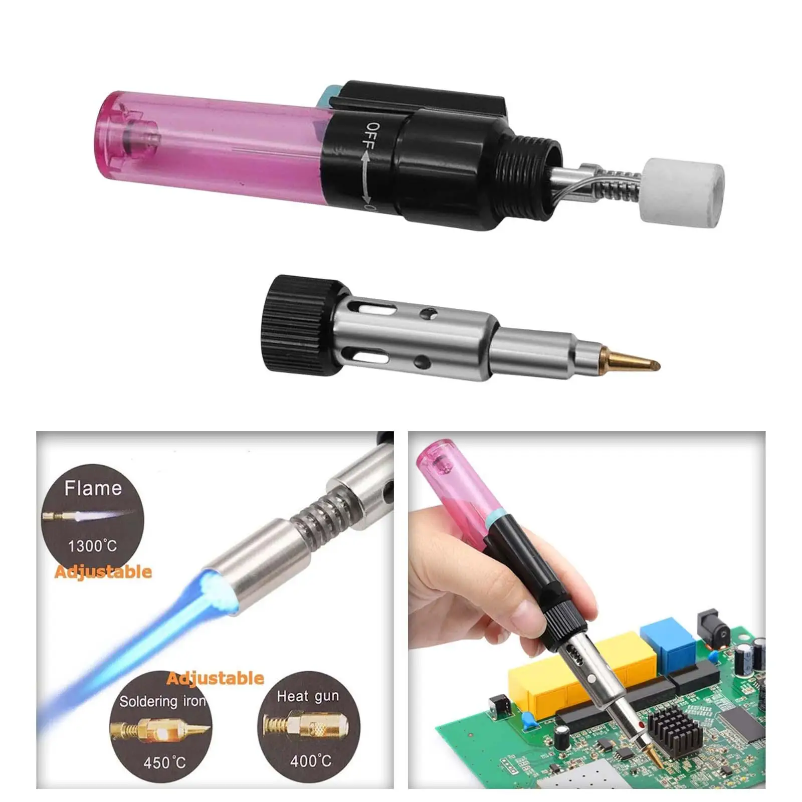 Professional Butane Torch Soldering Iron Welding Repair Fast Heating Wireless Durable Soldering Iron Station for Plastic Cutting