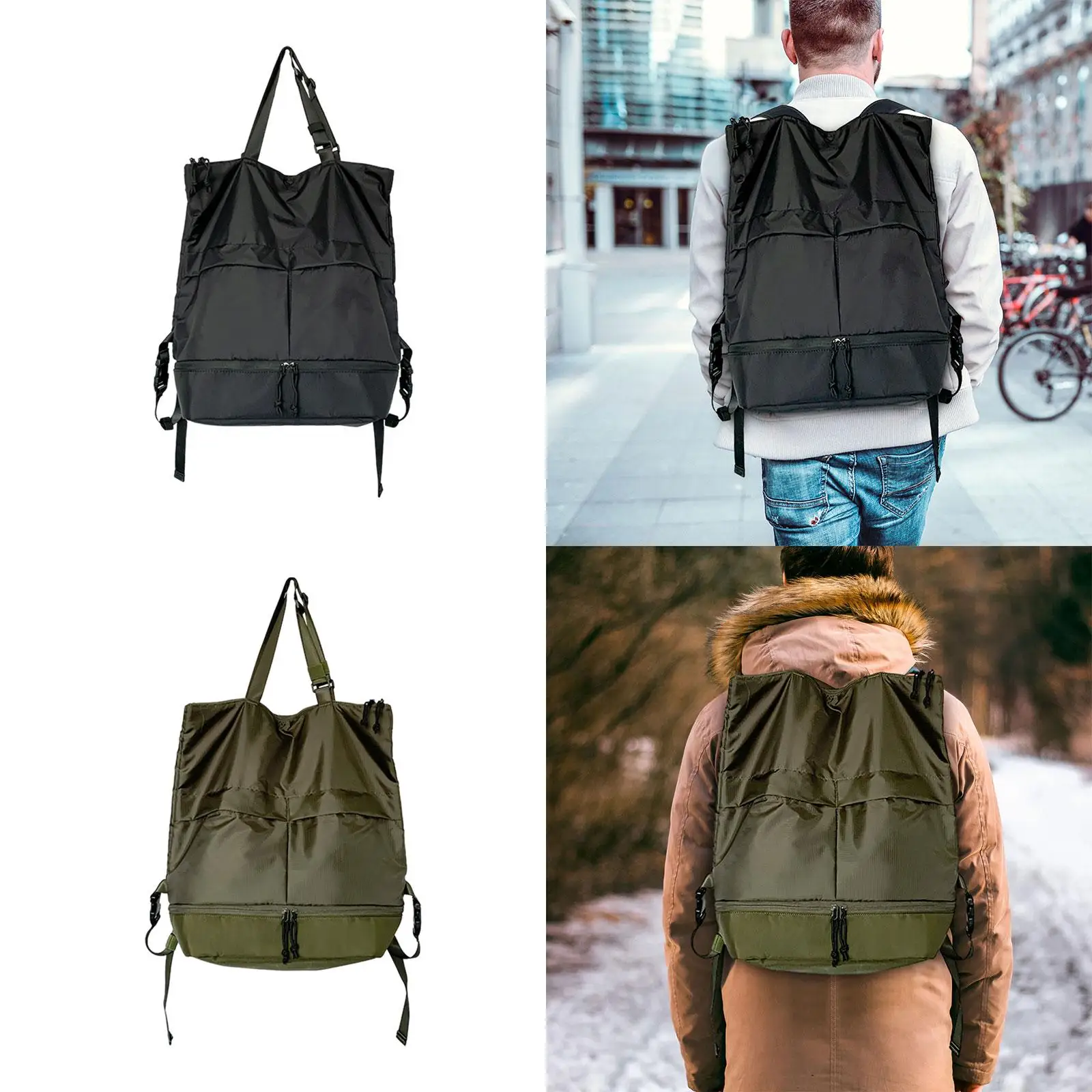 Fashion Backpack Portable with Adjustable Shoulder Straps Stylish Daypack for Hiking Party Climbing Indoor Outdoor Backpacking