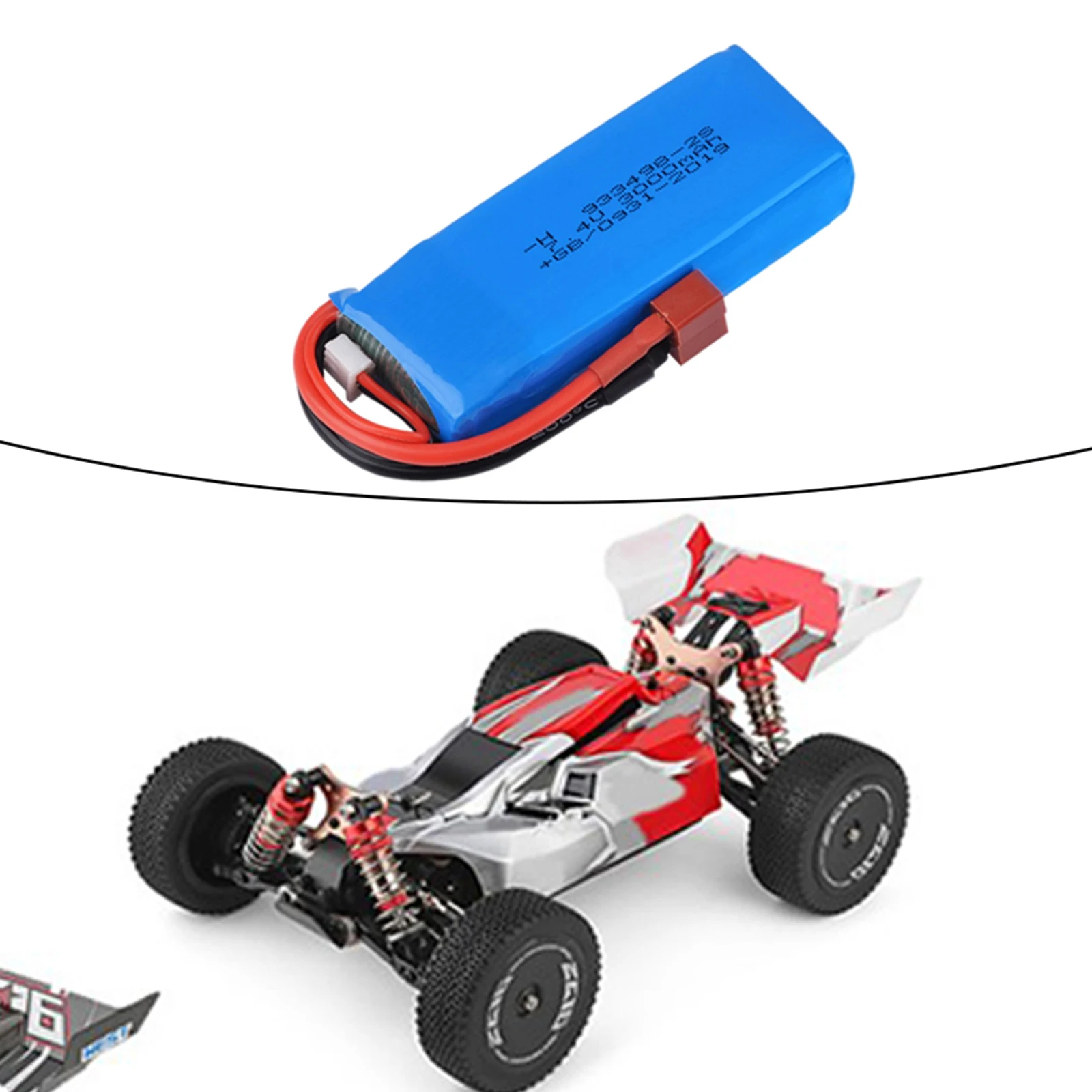 Rechargeable 7.4V 3000mAh Lithium Batteries for WLTOYS XKS 144001 1240181 124019 Remote Control RC Model Car