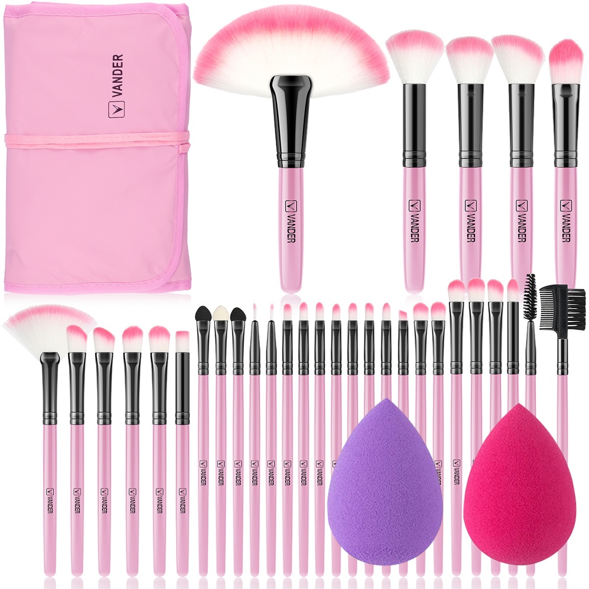 Best of 10-32PCS Makeup Brush Set Soft Fluffy Powder Foundation Contour Blush Concealer Eye Shadow Blending Makeup Kit Women Beauty Tool Reviews & Tips