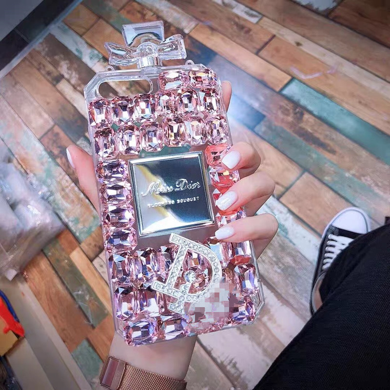 Very luxurious crystal Women Phone Case for iPhone 13 12 11 Pro Max Crossbody Chain Phone Cover X XR XS Max Fashion Design iphone 13 pro max clear case