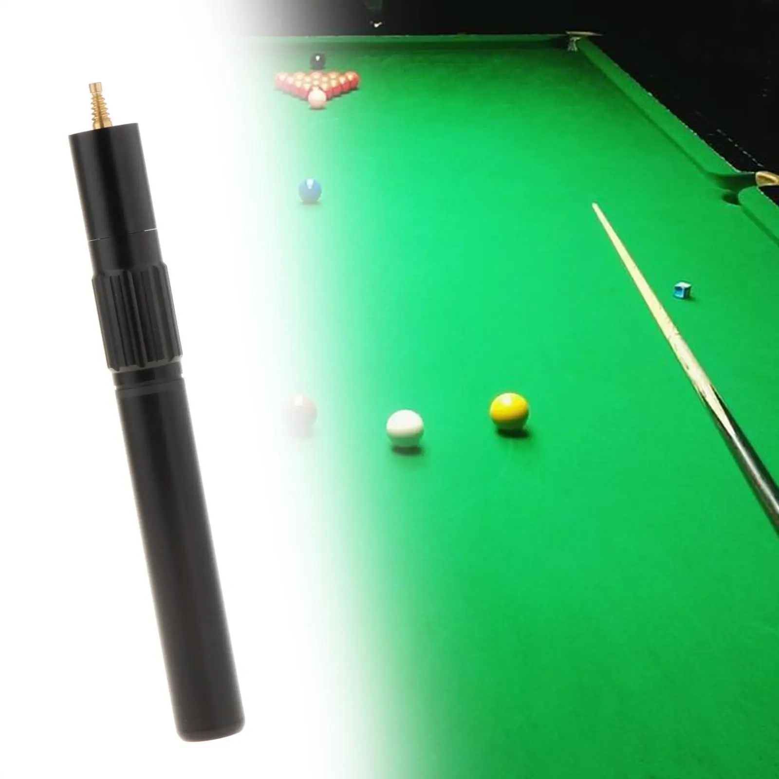 Pool Cue Extender Telescopic Billiard Connect Shaft Snooker Cue Extended Compact Pool Stick Extension Billiards Cue Extension