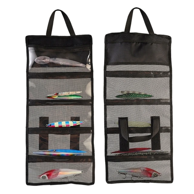 Fishing Lure Bag 12 Slots Fishing Jig Bag Lure Organizer Bait Storage Bag  Waterproof Adjustable Fishing Lure Pocket Fishing Gear - AliExpress