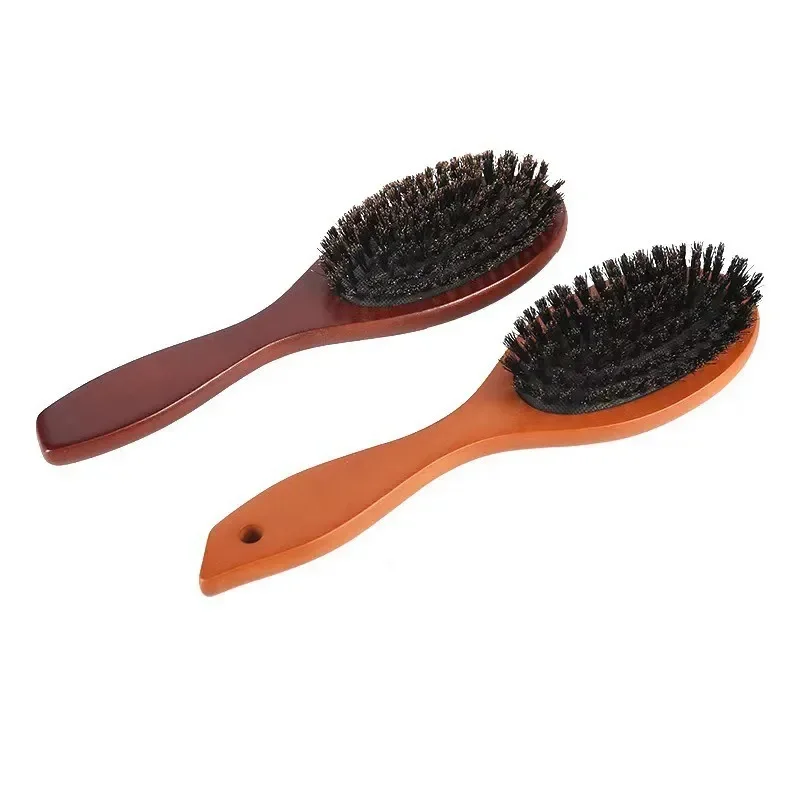 Best of Natural Boar Bristle Hairbrush Massage Comb Anti-static Hair Scalp Paddle Brush Beech Wooden Handle Hair Brush Comb Styling Tool Reviews & Tips