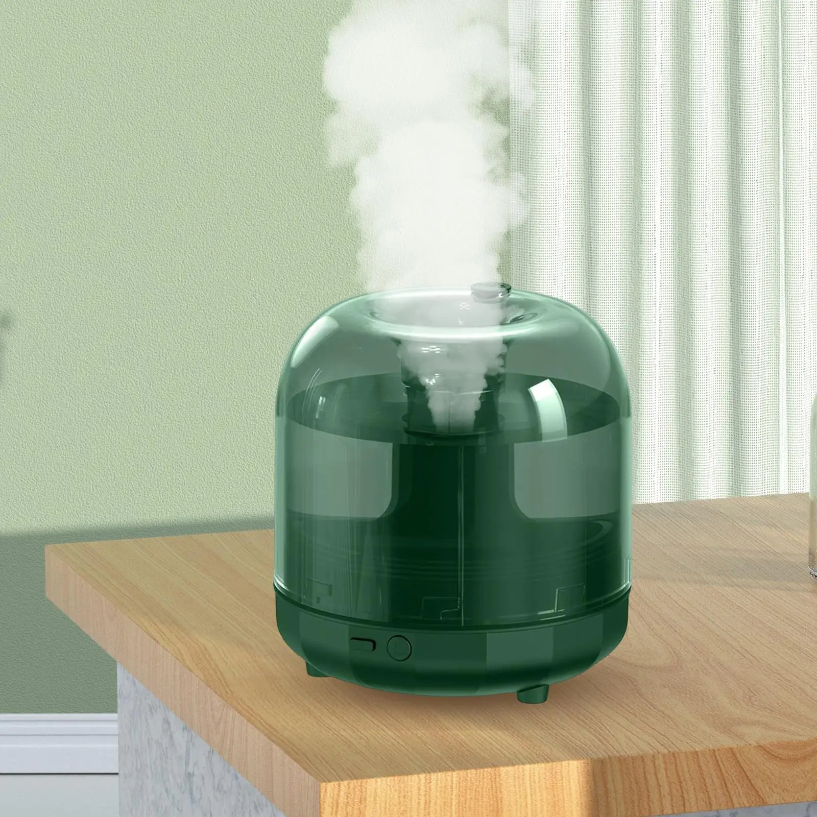 Desktop Humidifier 280ml/H Heavy Fog Mute for Home Bedroom NightStand Office