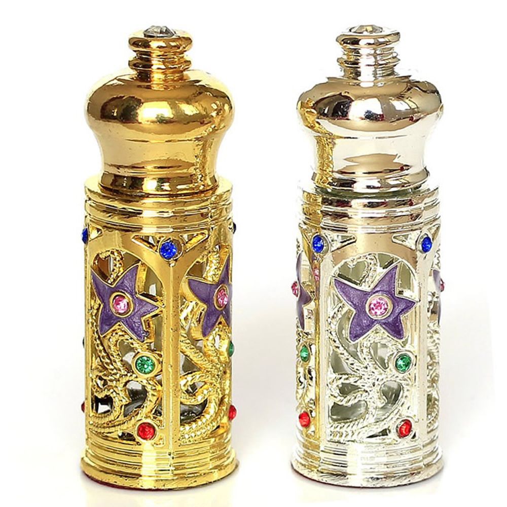 Best of Arabian Style Metal Cosmetic Container Mini Perfume Bottle Dropper Bottles Refillable Bottles Essential Oils Bottle Reviews & Tips - Image 5