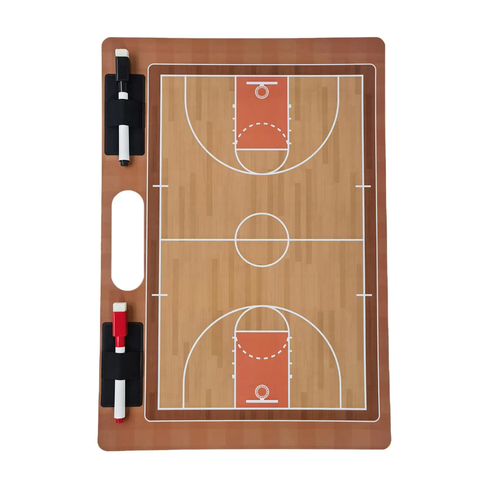 Coaches Board Erasable Marker Equipment Dry Erase Basketball Clipboard Basketball Coaching Board Plan Demonstration Practice