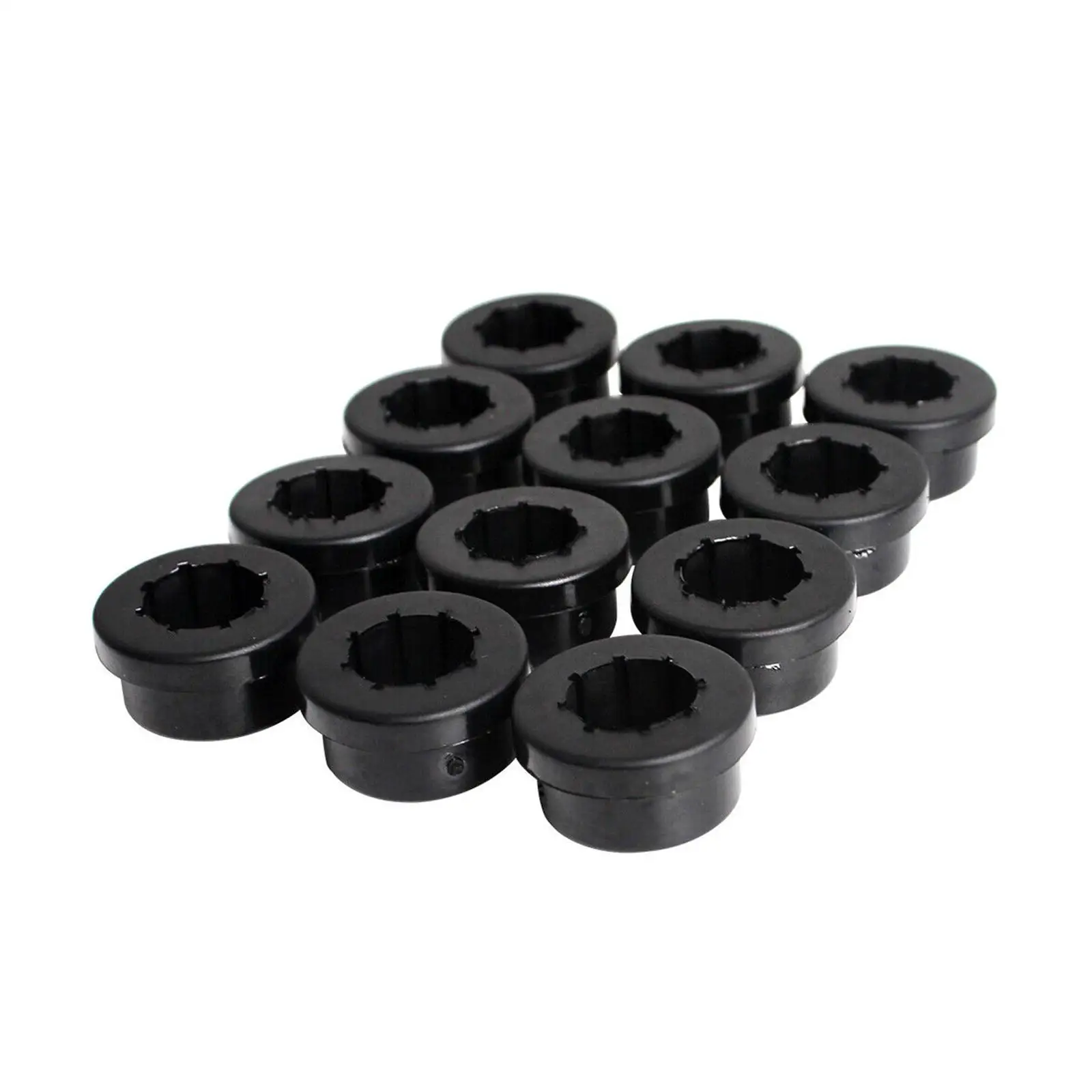 12 Pieces Lower Control Arm Rear Camber Bushings Replacement Parts Black Easy Installation for Skunk2 Eg EK DC Accessories