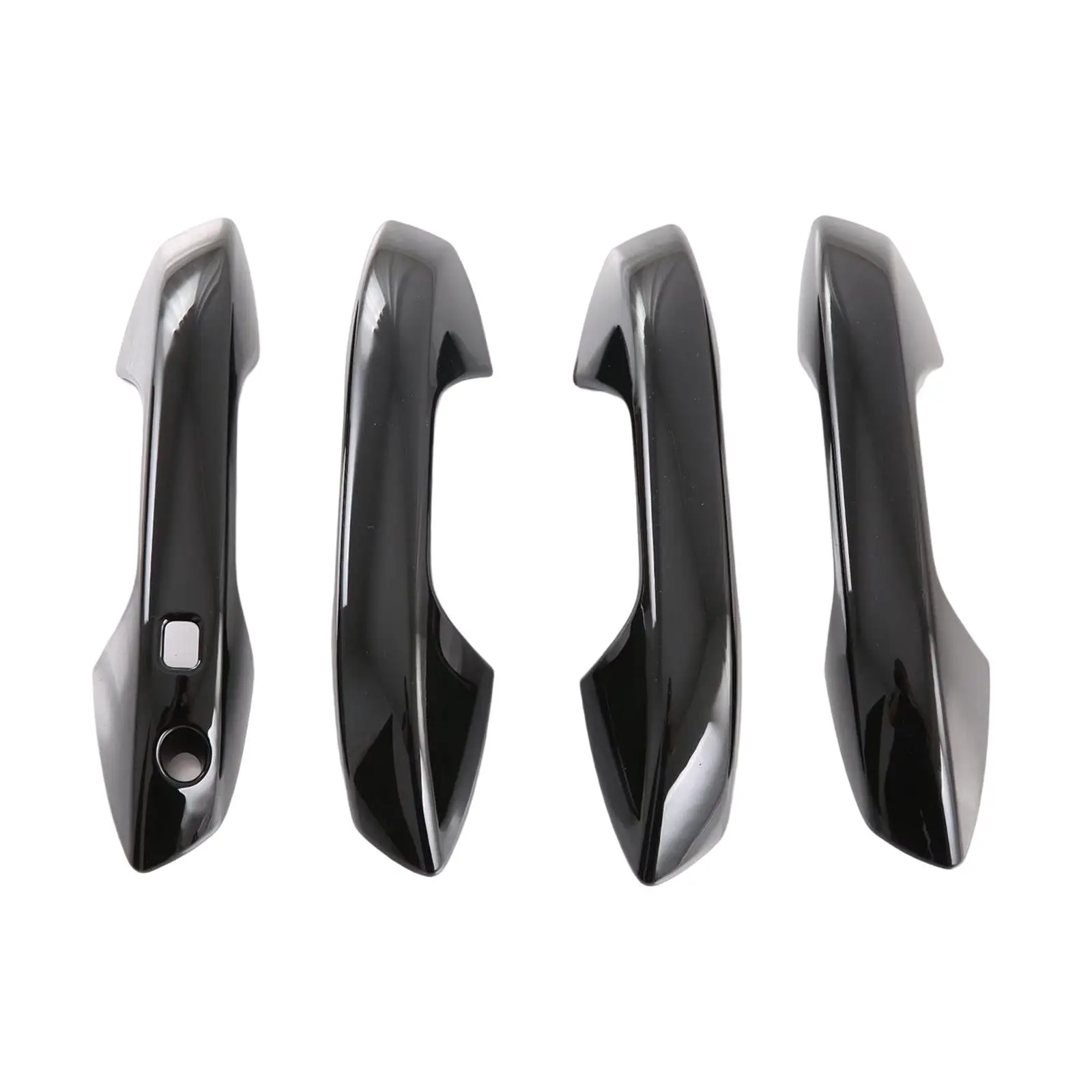 4x Auto Door Handle Protective Cover Trim Scratch Guard Spare Parts Replacement Car Accessories