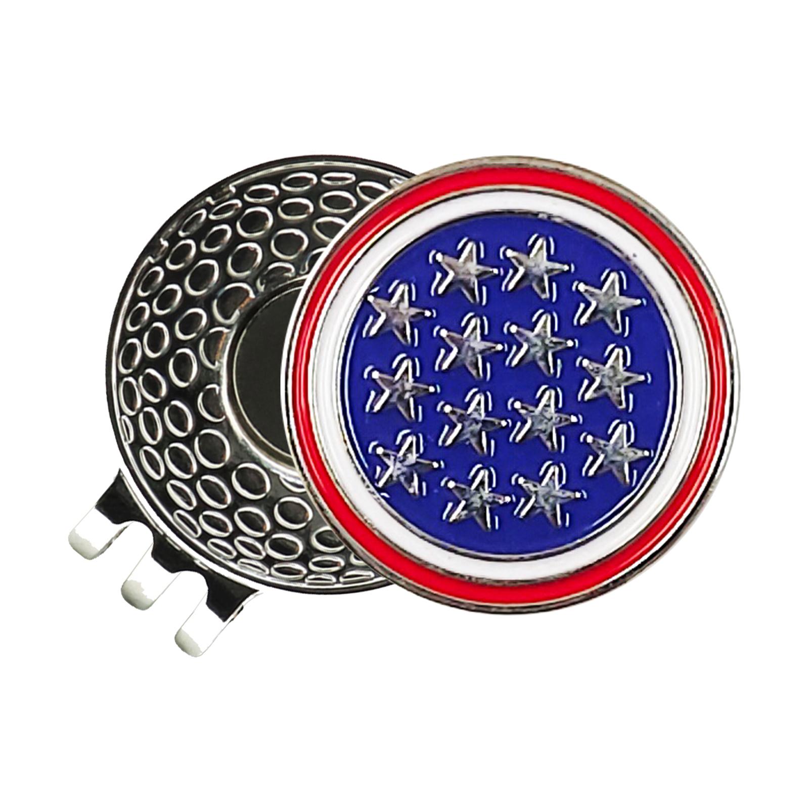 Golf ball marker, ball marker, golf ball marker, hat clip for golf caps,