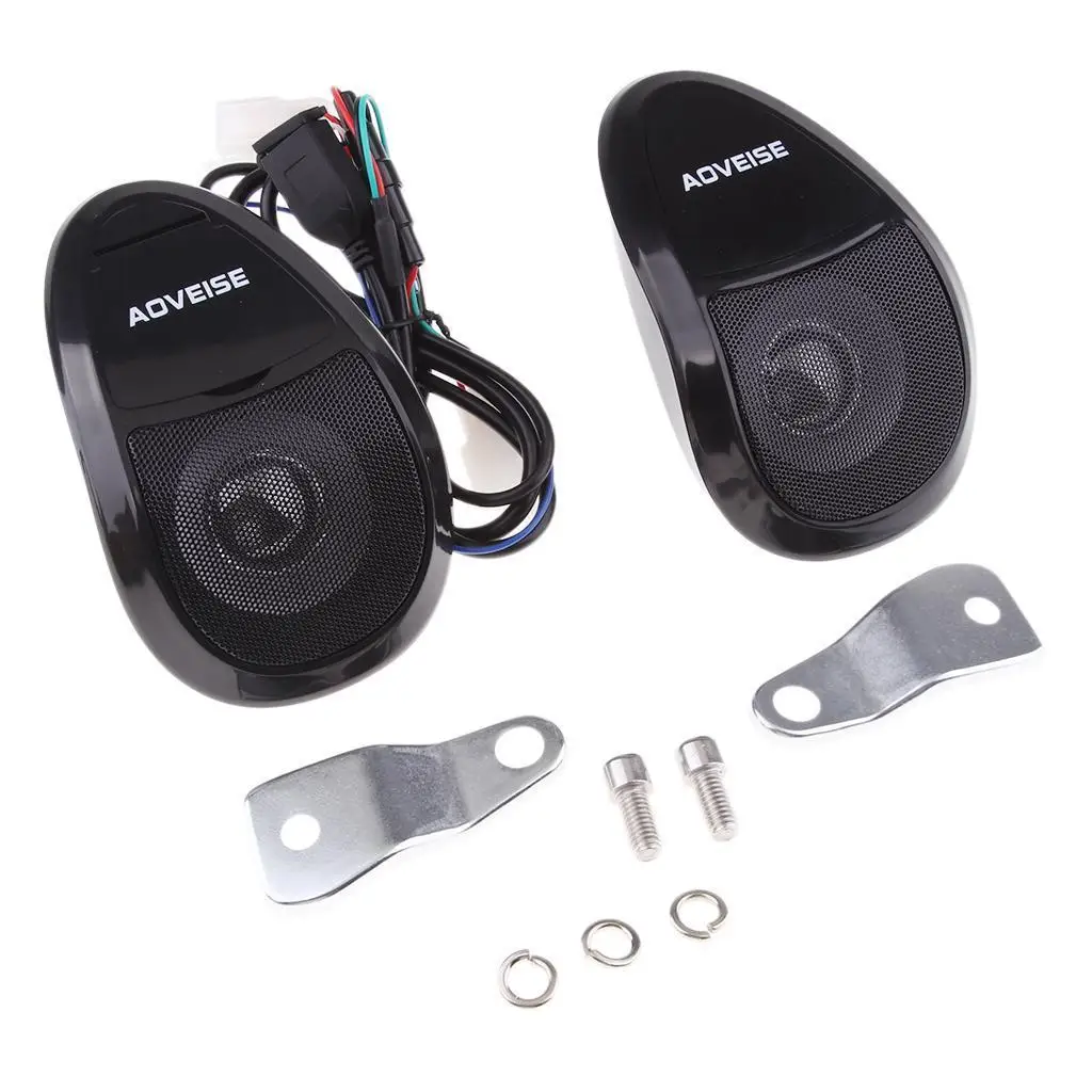 Motorcycle Side  Stereo Speakers Audio System MP3  USB