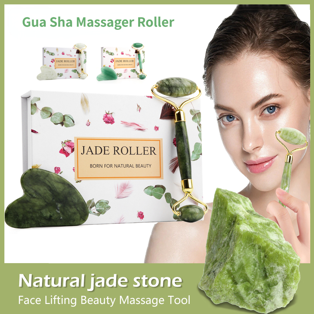 Best of Roller Gua Sha Jade Store Scraper Massage Face Massager For Facial Gouache Lift Body Slimming Guasha Neck Skin Care Tools Beauty Reviews & Tips