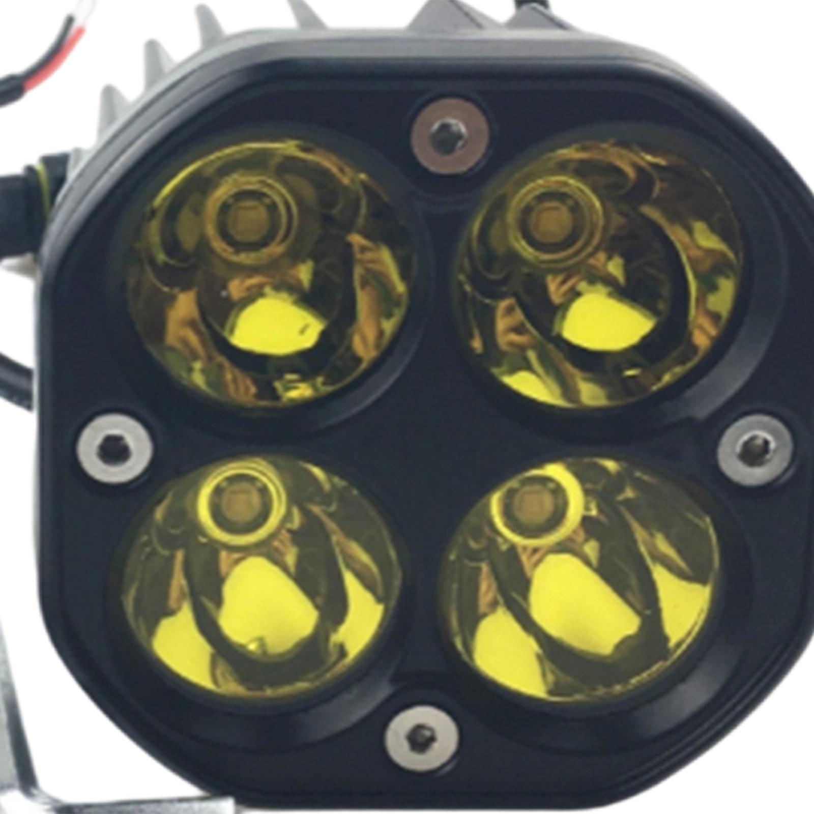 3 inch LED Work Light 1800-2000K 6 Lamp Beads Fog Lamps Spot IP67 Spotlight Fits for 4WD Offroad Tractor SUV Car Driving Boat