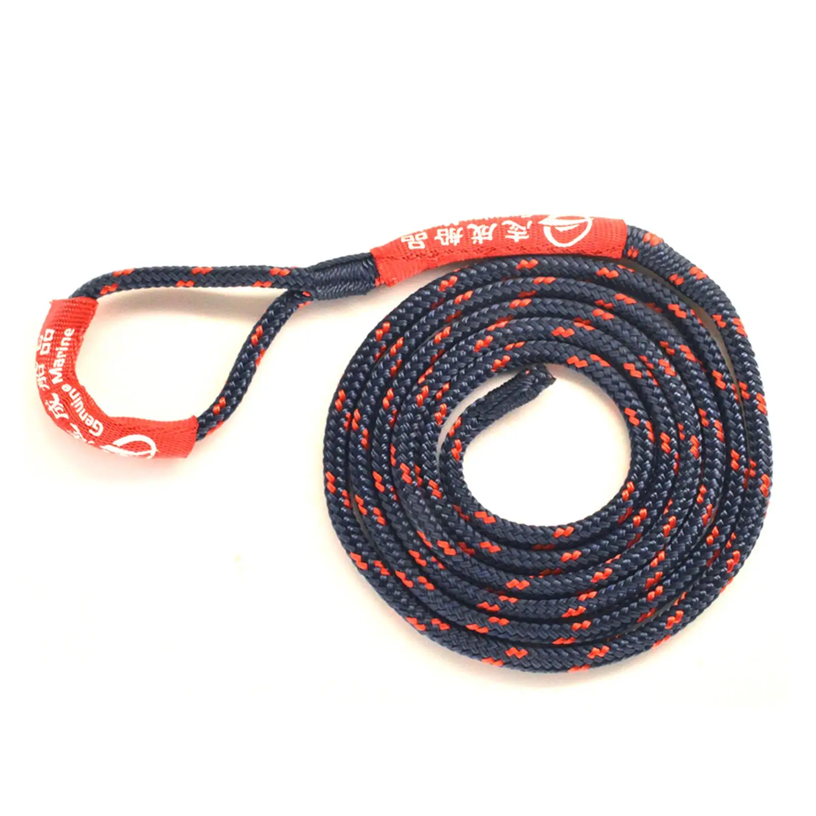 Boat  Line Nylon for Mooring, Stretch Resistant with  Loop, Strong Rope Boat Bumper Line UV Resistance Premium for Yacht