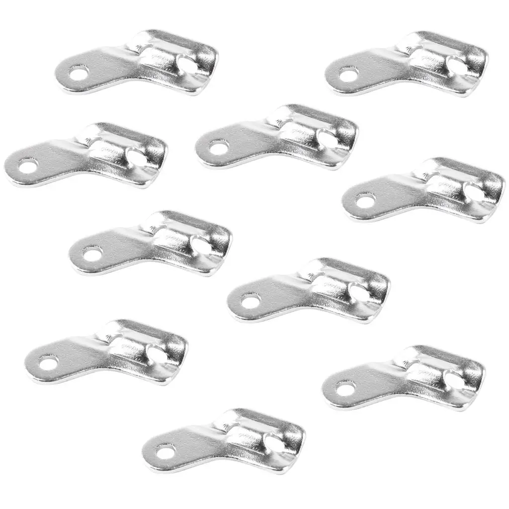 10pcs Aluminum Tent s Tensioners,  Guyline Adjusters with 3 Holes, for Camping Hiking Travel