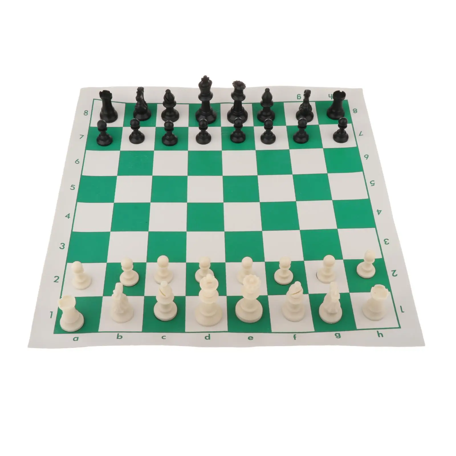 Portable Chess Set 45x9cm International Chess Tournament Chees Pieces Easy Carrying Educational Toys for Kids Adults Party