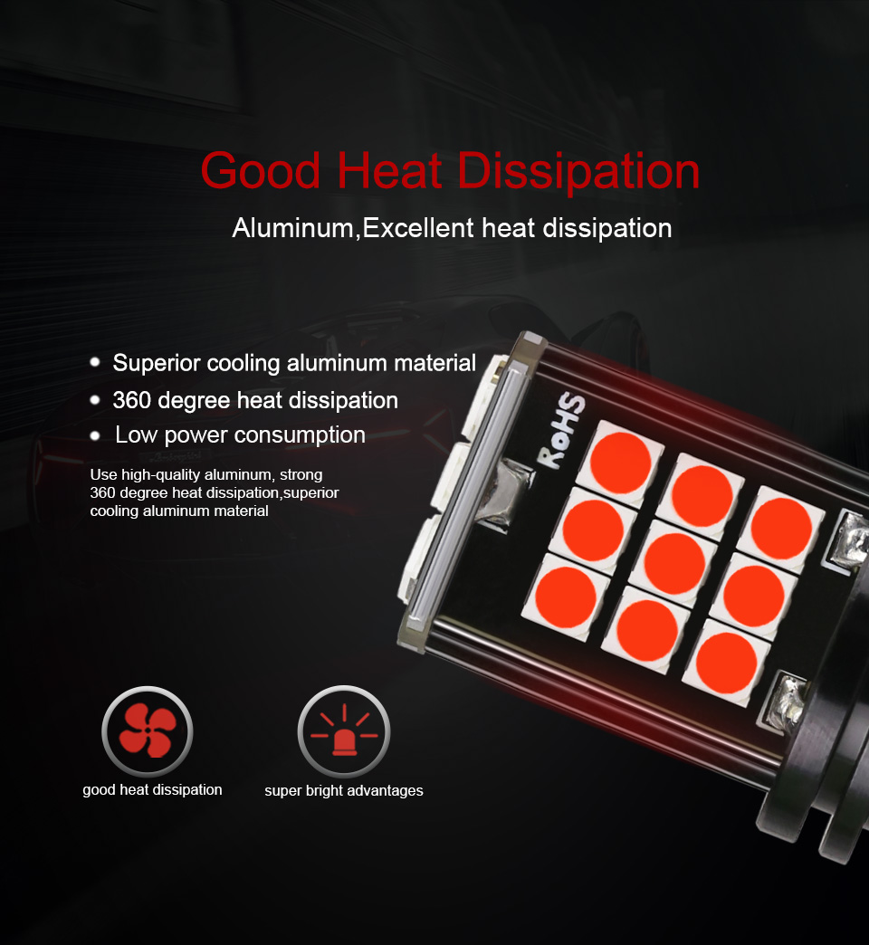 Py21w Ba15s P21w Led 1156 Bau15s Bulb 3030SMD Canbus 1157 Led Bay15d P21/5w Car Turn Signal Lamp Brake Tail Backup Red Light